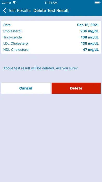 Tangkapan layar My Heart: Health Tracking