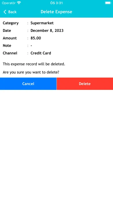 Spendings: Expense Management应用截图