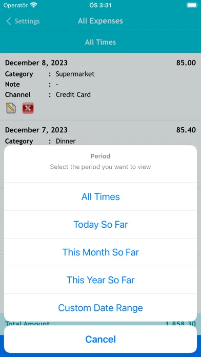 Spendings: Expense Management应用截图