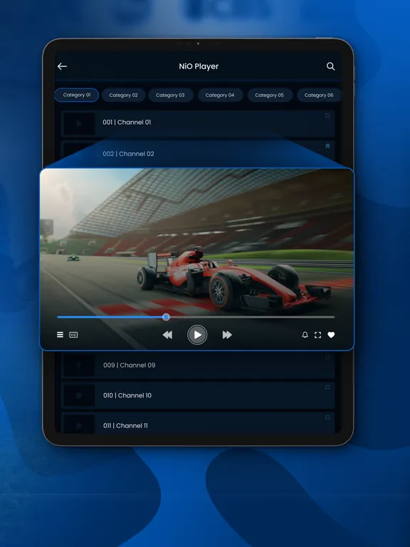 Скриншоты Nio Smart Player iPad 