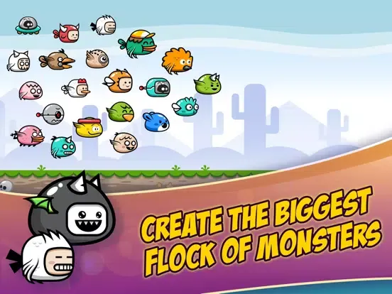 Flocky Monsters iPad  스크린샷