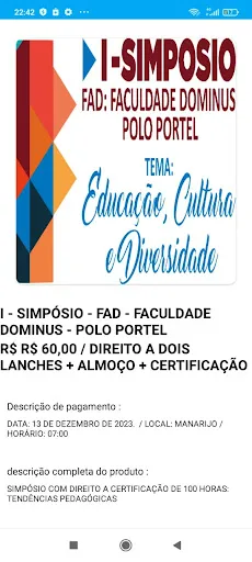 Teorema de Cursos Screenshots