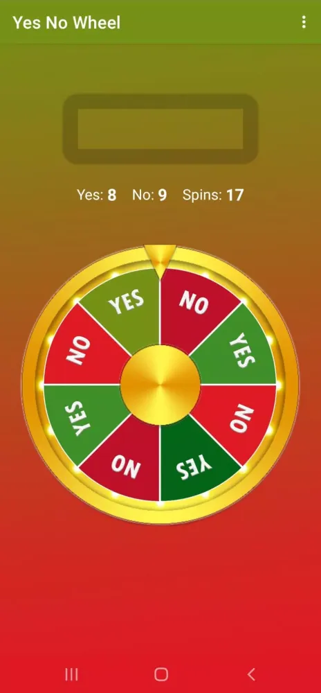 Capturas de pantalla de Yes No Wheel