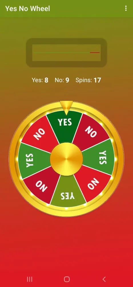 Capturas de pantalla de Yes No Wheel