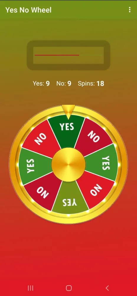 Capturas de pantalla de Yes No Wheel