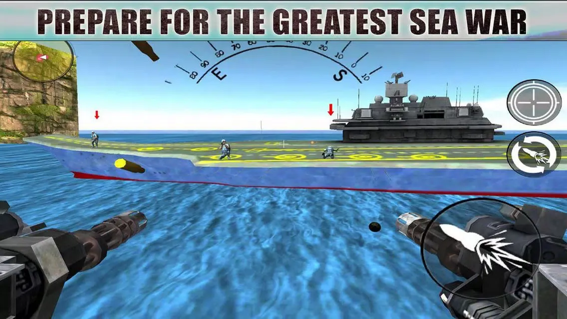 Gunship Shooter: Sea War Moder سکرین شاٹس