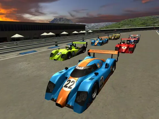 Adrenaline Lemans Racing 3D - Extreme Car Racing Challenge Simulators iPad 스크린샷