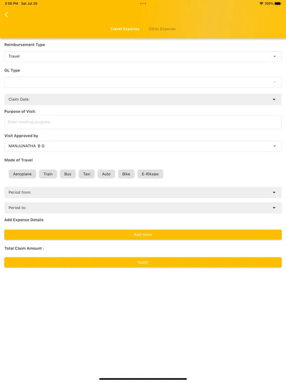 PRATHAM ERP iPad  Screenshots