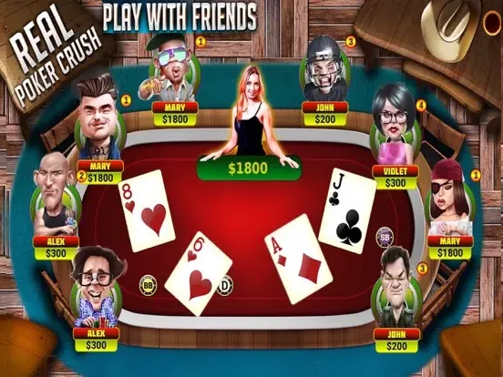 Ảnh chụp màn hình của Real Poker Crush iPad 