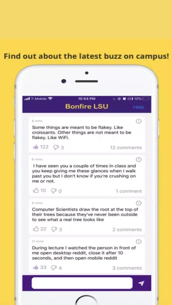 ภาพหน้าจอของ Bonfire – College Confessions