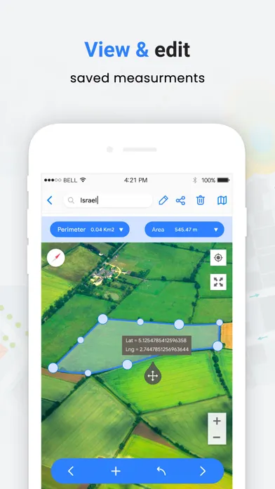 GPS Fields Area measurement Screenshots