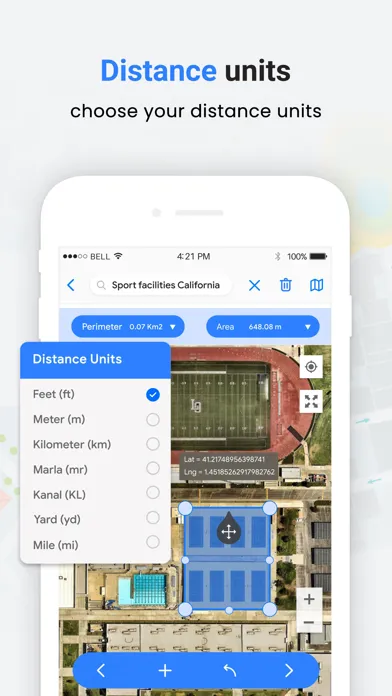 GPS Fields Area measurement Screenshots