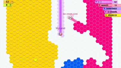 Hexa Land.io Arena grid game應用截圖