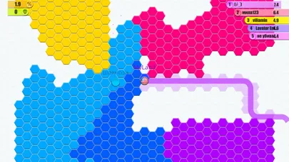 Hexa Land.io Arena grid game應用截圖