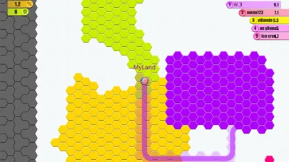 Hexa Land.io Arena grid game應用截圖