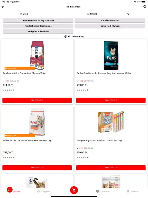 Tangkapan skrin ExpressMama iPad 