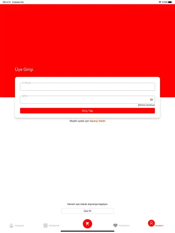 Tangkapan skrin ExpressMama iPad 