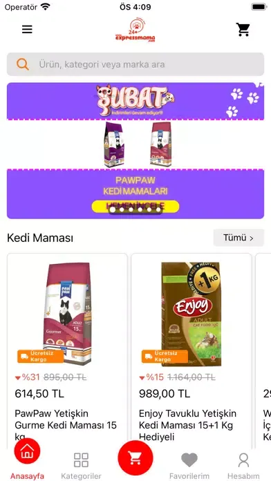 Tangkapan skrin ExpressMama