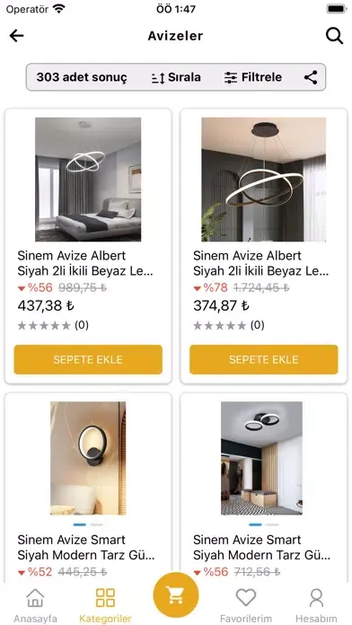 Ảnh chụp màn hình của Toptan Led Avize