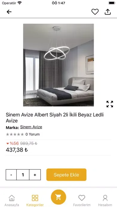 Ảnh chụp màn hình của Toptan Led Avize