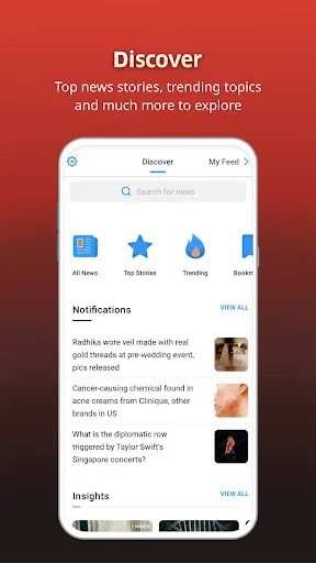 Captures d'écran de Inshorts - News in 60 words