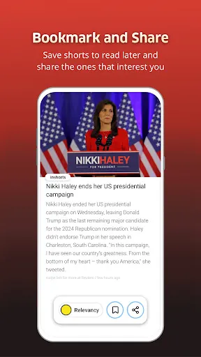 Captures d'écran de Inshorts - News in 60 words