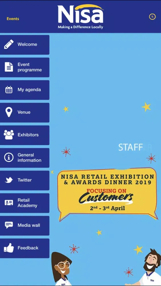 NISA Retail Events سکرین شاٹس