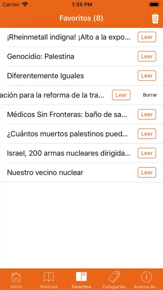 Noticias de Pressenza 스크린샷