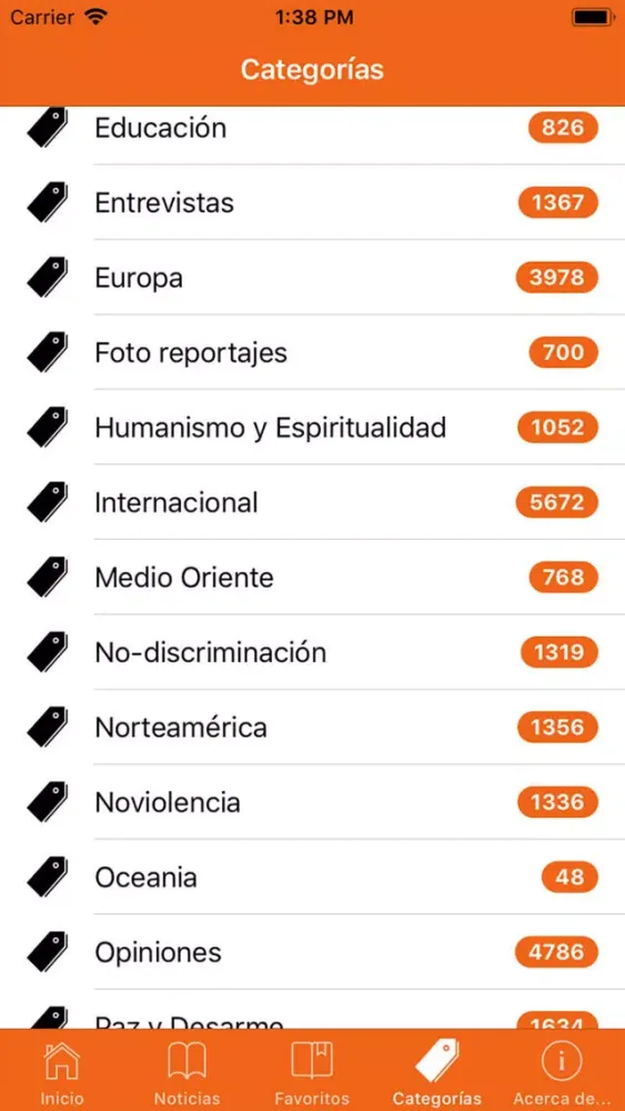 Noticias de Pressenza 스크린샷