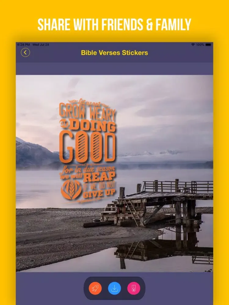 Bible Verses Sticker.s iPad 应用截图