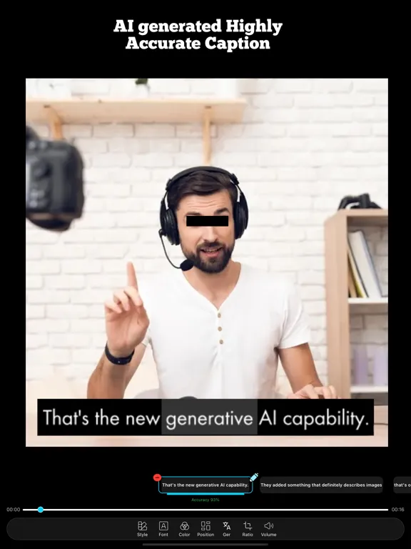 Subtitles & Captions for video iPad  Screenshots