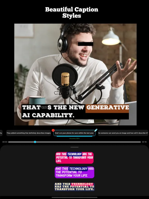 Subtitles & Captions for video iPad  Screenshots