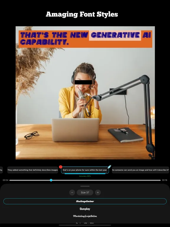 Subtitles & Captions for video iPad  Screenshots