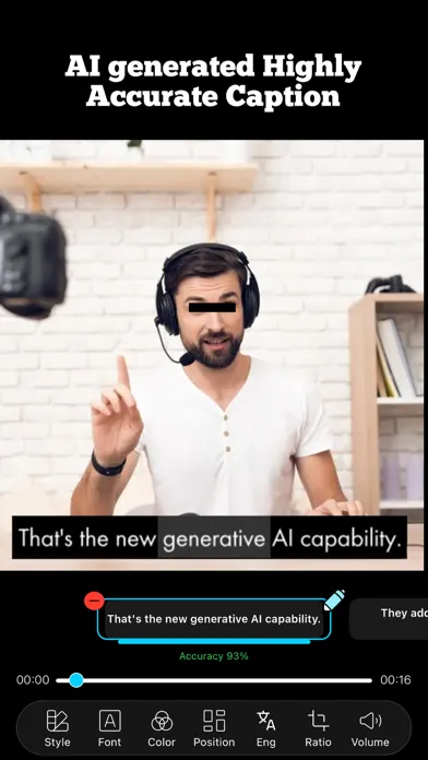 Subtitles & Captions for video Screenshots