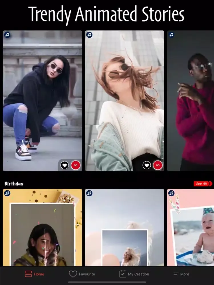 ReelStory - Insta Story Maker iPad 应用截图