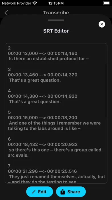 Captures d'écran de Transcribe Video to Text!