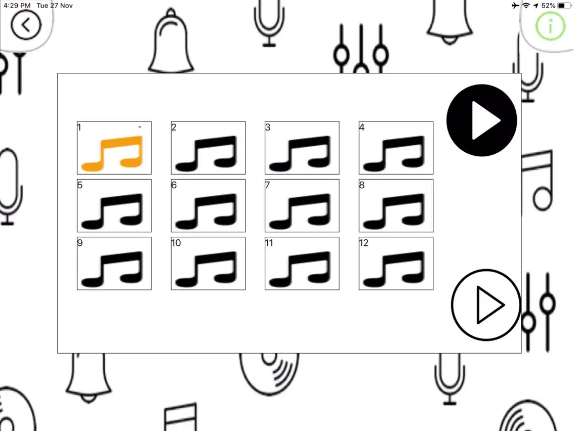 Capturas de pantalla de bande Composition Sticker iPad 
