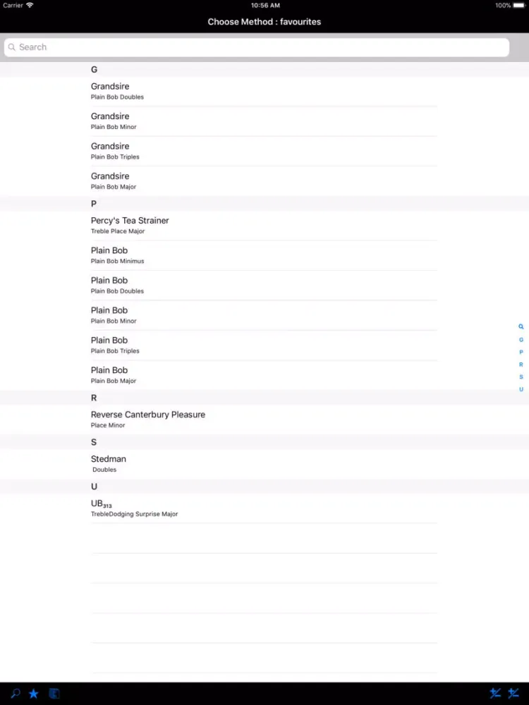 Screenshot di TinTin bellringing methods iPad 