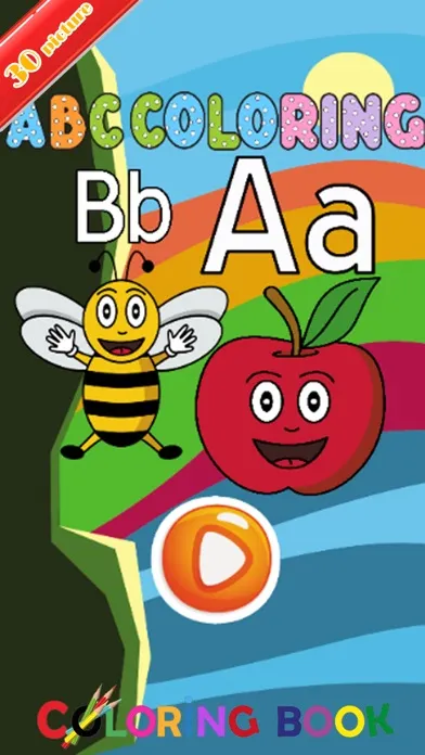 Capturas de pantalla de Alphabet decals Fun Coloring Page For Kindergarten