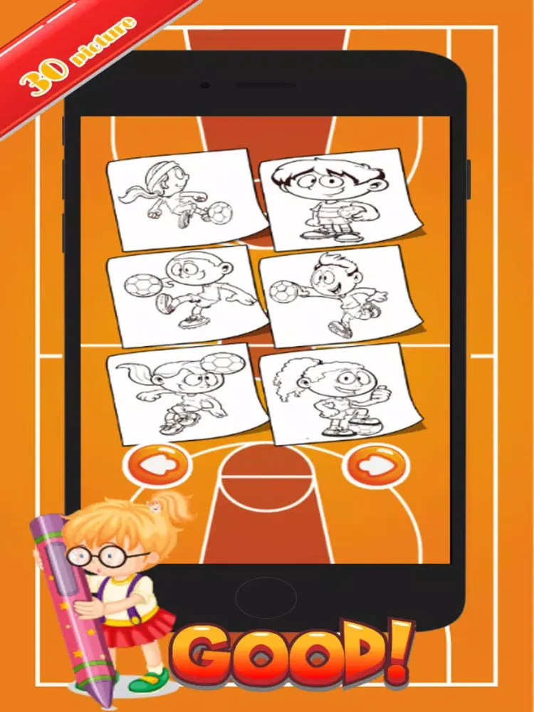 All Sport Coloring Marker For Kid and Kindergarten iPad  স্ক্রিনশট