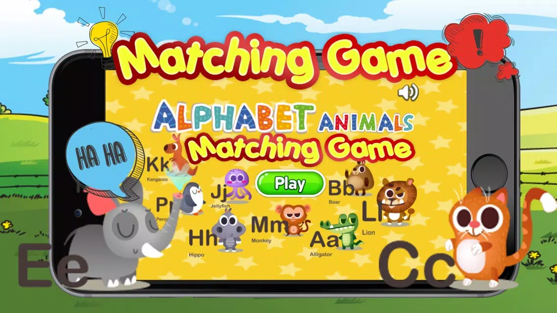 Screenshot di Memorize alphabet animals remembering game for kid