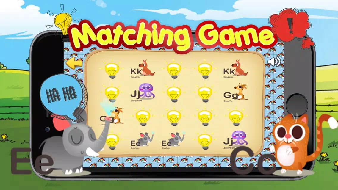 Screenshot di Memorize alphabet animals remembering game for kid