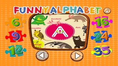 Capturas de pantalla de ABC ZOO Alphabet Jigsaw Puzzle Kids Games Learning