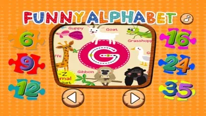 Capturas de pantalla de ABC ZOO Alphabet Jigsaw Puzzle Kids Games Learning