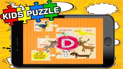 Capturas de pantalla de ABC ZOO Alphabet Jigsaw Puzzle Kids Games Learning