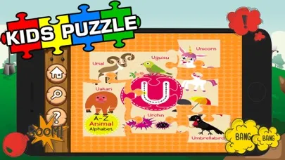 Ảnh chụp màn hình của Kids ABC Jigsaw Puzzle Games:Toddler Learning Free