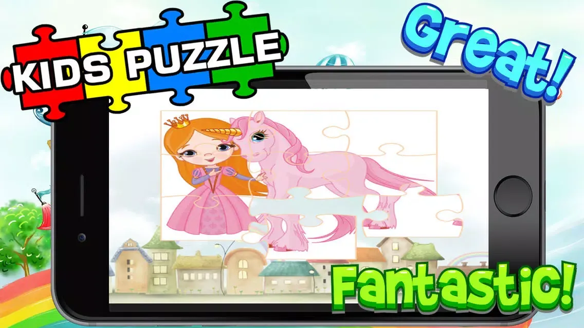 Princess Cartoon Jigsaw Puzzle for Girl and Kid HD應用截圖