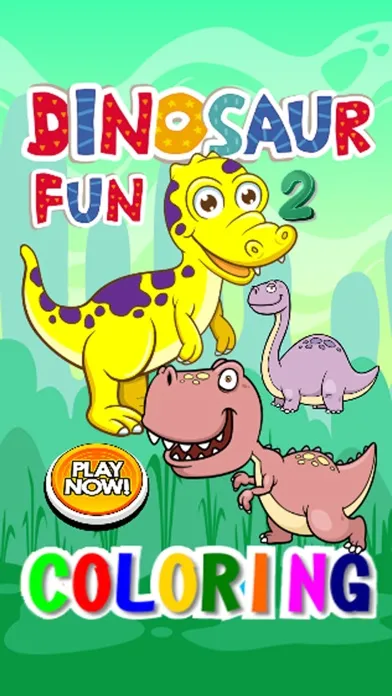 ภาพหน้าจอของ Toddler Dinosaur Coloring Book fun crayons for kid