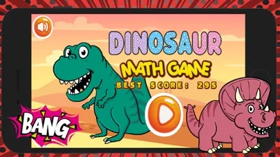 Tangkapan skrin Dinosaur Math Problems Games 2nd Grade Fast Math