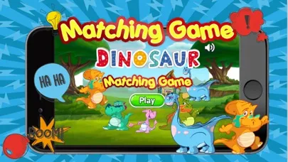 Dinosaur matching remember game preschool matching سکرین شاٹس